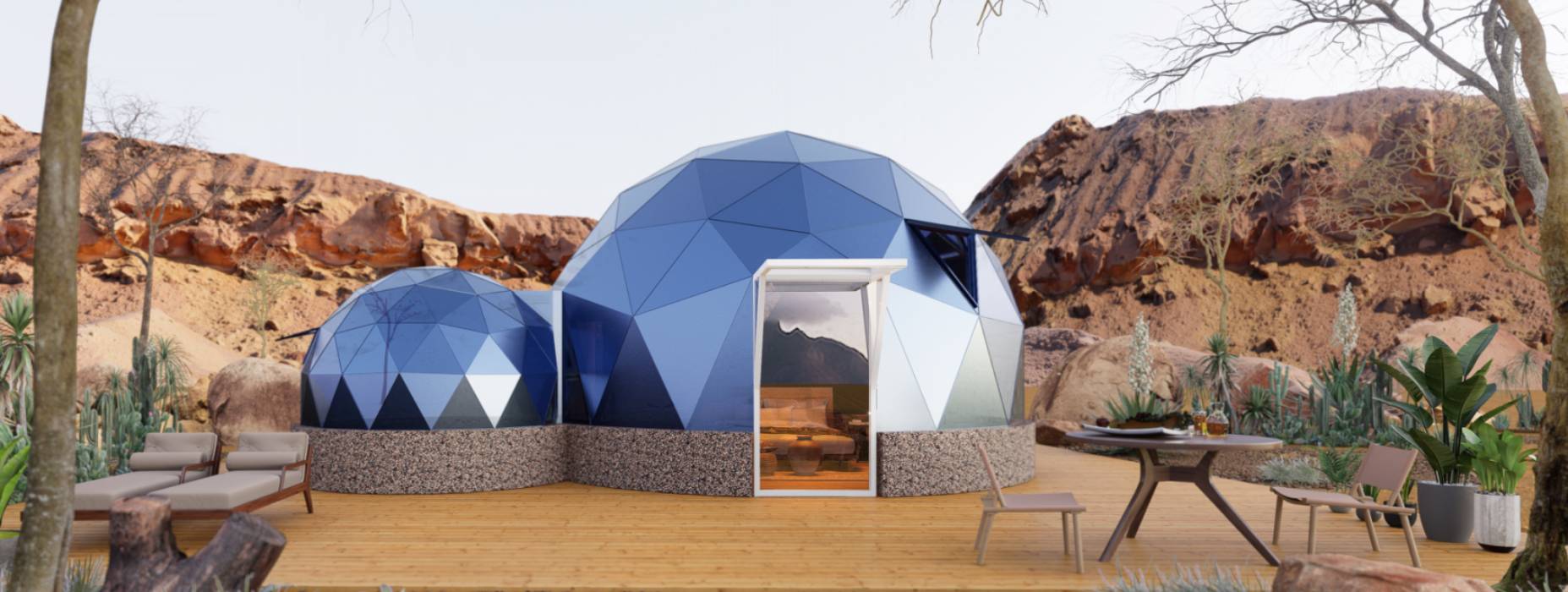 雨城区球形智能光伏玻璃星空房